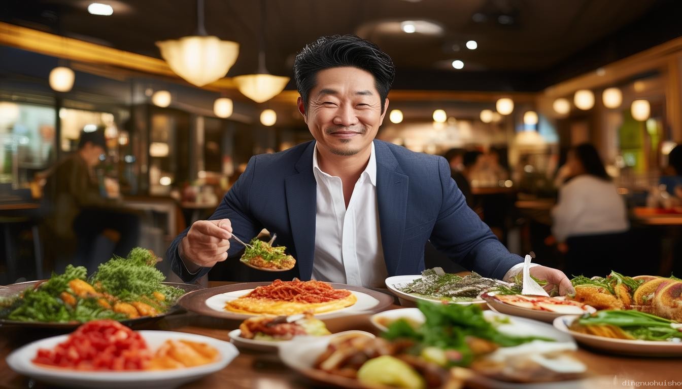 泡泡带“韩国霸总”爽吃美食：美食探店营销新策略案例研究