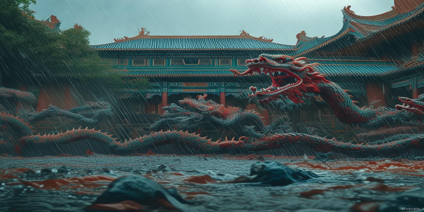 北京暴雨故宫千龙吐水奇观探秘