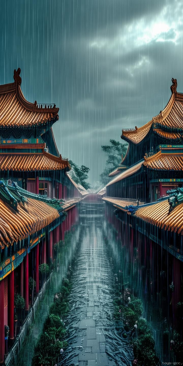 北京暴雨故宫再现千龙吐水案例研究