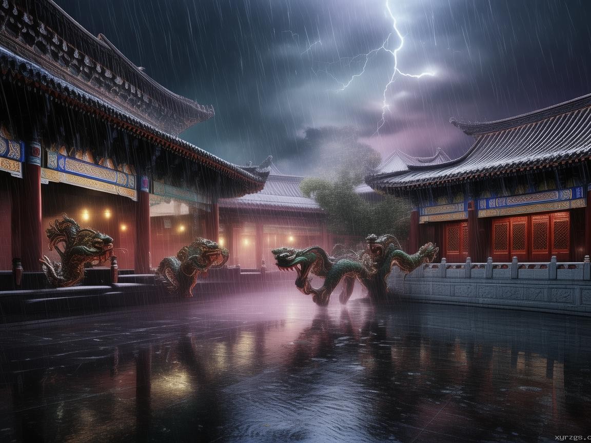 北京暴雨故宫“千龙吐水”奇观深度解析